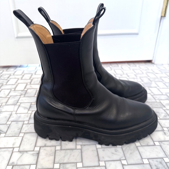 Dear Frances black leather Chelsea boots size 38 - Picture 3 of 7